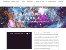 Tablet Screenshot of futurescience.org